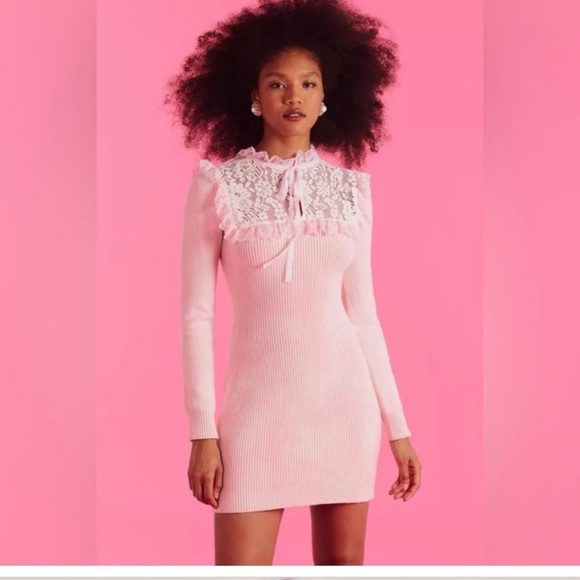 NWT! LOVESHACKFANCY Bellini Dress in Blush Tutu S - Picture 4 of 7